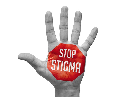 Stop Stigma Hand Sign