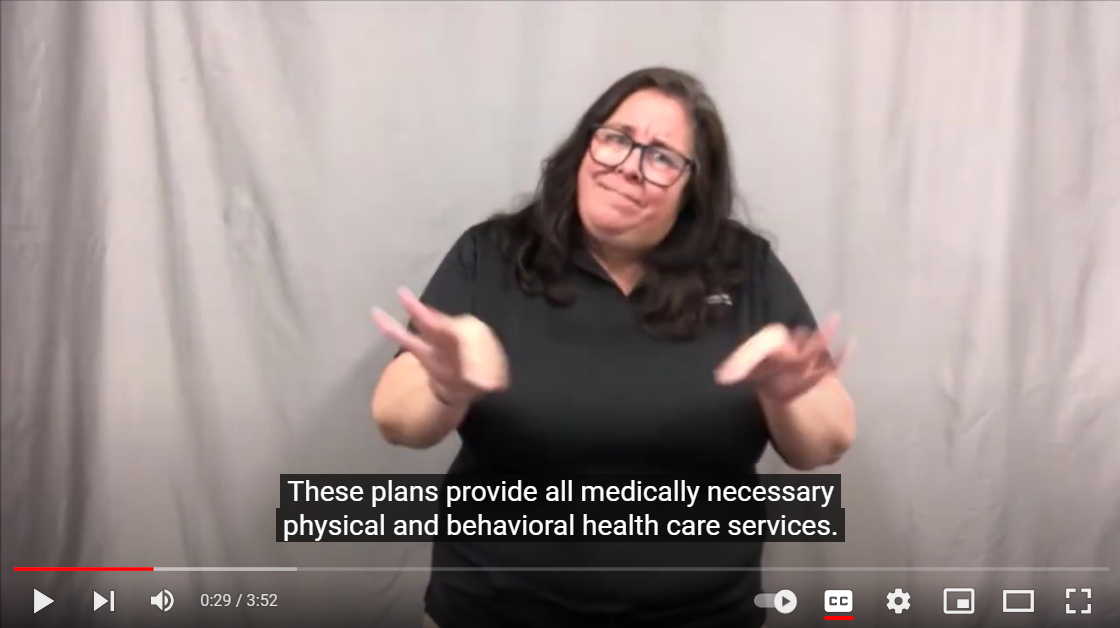 AHCCCS Eligibility, ASL video